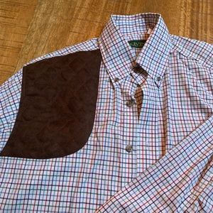 Stylish Oxford Shooting Shirt, Long Sleeve